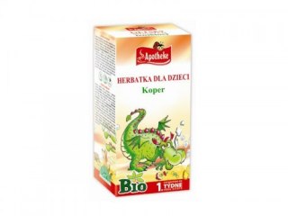 HERBATKA DLA DZIECI - KOPER WŁOSKI PO 4 MIESIĄCU BIO (20 x 1,5 g) 30 g - APOTHEKE