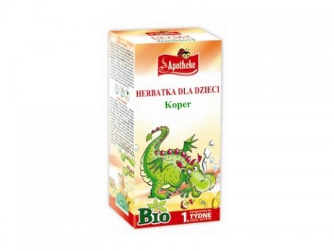 HERBATKA DLA DZIECI - KOPER WŁOSKI PO 4 MIESIĄCU BIO (20 x 1,5 g) 30 g - APOTHEKE