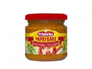 PAPRYKARZ WEGAŃSKI Z KASZĄ JAGLANĄ BEZGLUTENOWY 160 g - PRIMAVIKA