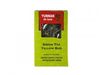 HERBATA ZIELONA LIŚCIASTA YELLOW BUD 100g YUNNAN TEA DE LUX