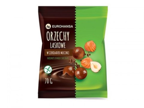 ORZECHY LASKOWE W CZEKOLADZIE 70G EUROHANSA