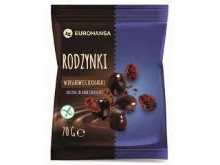 RODZYNKI W CZEKOLADZIE 70G EUROHANSA