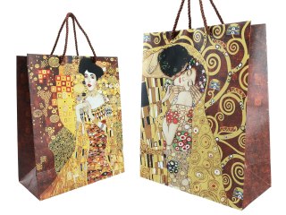 Torebka prezentowa - G. Klimt, Adela, Pocałunek (CARMANI)