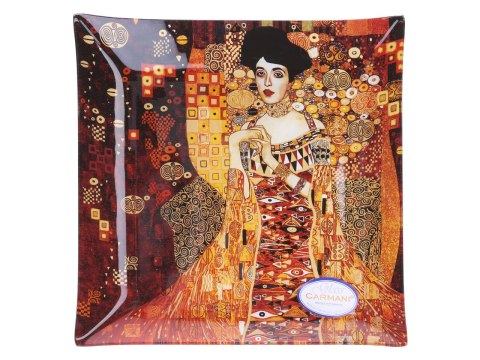 Talerz dekoracyjny - G. Klimt, Adela 25x25cm