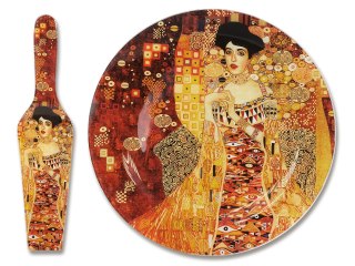 Talerz deserowy z łopatką - G.Klimt, Adela śr.30cm