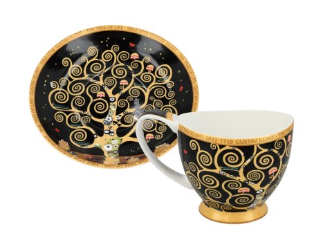 Filiżanka espresso Vanessa - G. Klimt, Drzewo życia (CARMANI)