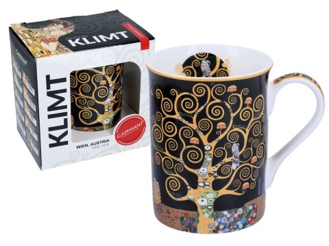 Kubek Classic New - G. Klimt, Drzewo życia CARMANI