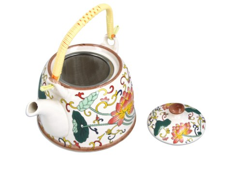 Czajnik ceramiczny z zaparzaczem