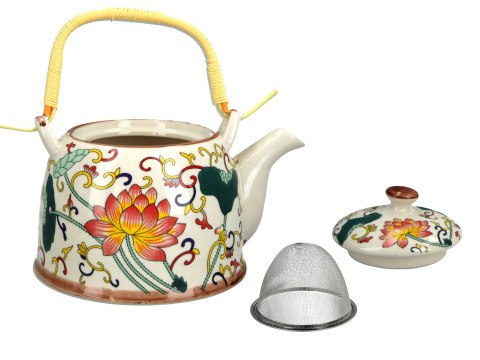Czajnik ceramiczny z zaparzaczem