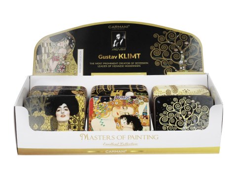 36 podkładek korkowych, display - G. Klimt, mix