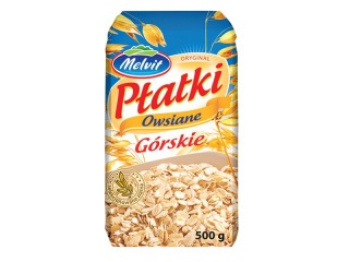 PŁATKI OWSIANE GÓRSKIE 500G MELVIT