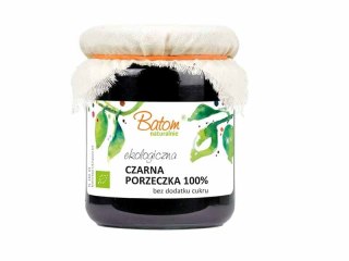 CZARNA PORZECZKA 100 % BEZ DODATKU CUKRÓW BIO 260 g - BATOM