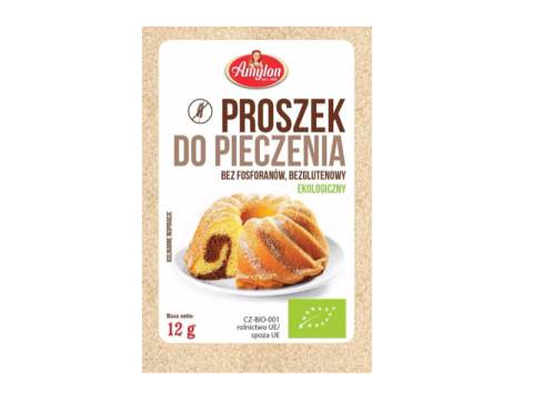 PROSZEK DO PIECZENIA BEZGLUTENOWY BIO 12 g - AMYLON