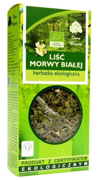 HERBATKA LIŚĆ MORWY BIAŁEJ BIO 50 g - DARY NATURY