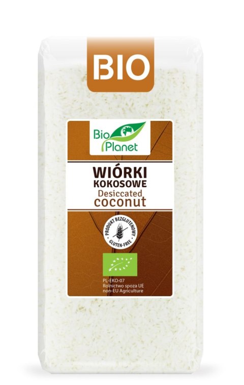 WIÓRKI KOKOSOWE BEZGLUTENOWE BIO 200 g - BIO PLANET