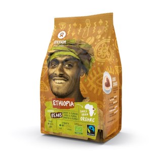 KAWA ZIARNISTA ARABICA 100 % ETIOPIA FAIR TRADE BIO 250 g - OXFAM