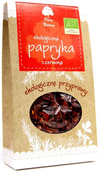 PAPRYKA SŁODKA SUSZONA BIO 50 g - DARY NATURY