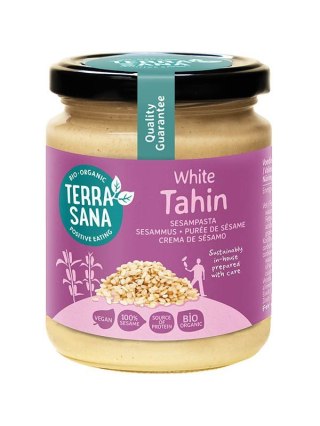 TAHINI BIAŁE (PASTA SEZAMOWA) BIO 250 g - TERRASANA