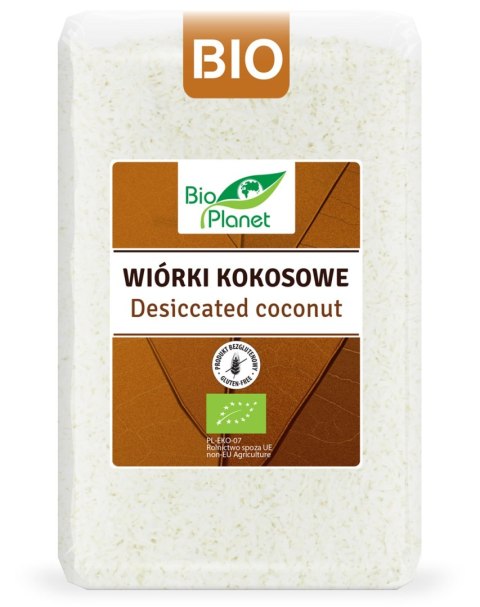 WIÓRKI KOKOSOWE BEZGLUTENOWE BIO 1 kg - BIO PLANET