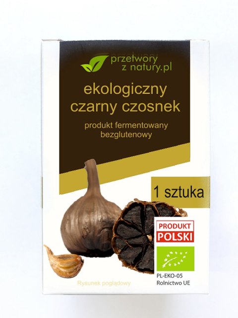 CZARNY CZOSNEK BEZGLUTENOWY BIO (1 szt.) - PRZETWORY Z NATURY