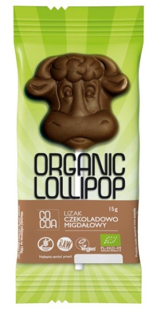 LIZAK CZEKOLADOWO - MIGDAŁOWY BEZGLUTENOWY BIO 15 g - COCOA