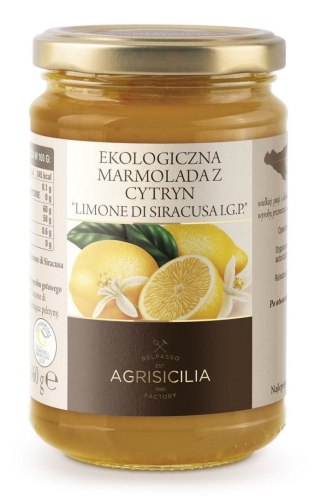 MARMOLADA Z CYTRYN SYCYLIJSKICH BIO 360 g - AGRISICILIA