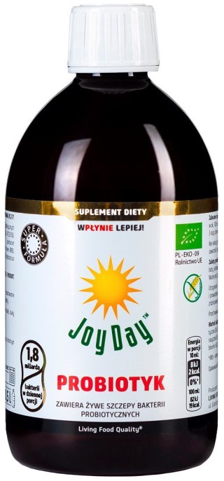 PROBIOTYK BEZGLUTENOWY BIO 500 ml - JOY DAY