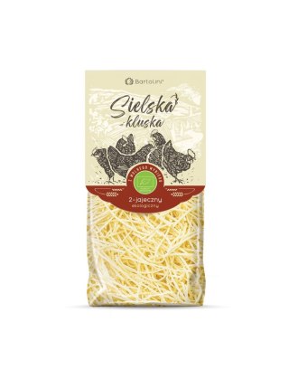 MAKARON (2-JAJECZNY) KRAJANKA CIENKA BIO 250 g - BARTOLINI (SIELSKA KLUSKA)