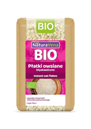 PŁATKI OWSIANE BŁYSKAWICZNE BIO 300 g - NATURAVENA