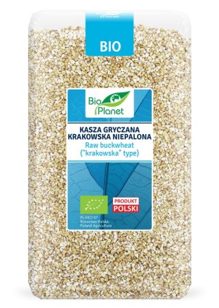 KASZA GRYCZANA KRAKOWSKA NIEPALONA BIO 1 kg - BIO PLANET