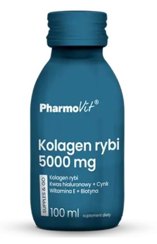 SHOT KOLAGEN RYBI (5000 mg) BEZGLUTENOWY 100 ml - PHARMOVIT (SUPPLES & GO)