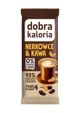 BATON DAKTYLOWY NERKOWCE & KAWA BEZ DODATKU CUKRÓW 35 g - DOBRA KALORIA