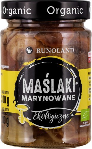 MAŚLAKI MARYNOWANE BIO 300 g - RUNOLAND