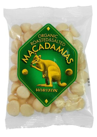 ORZECHY MACADAMIA PRAŻONE I SOLONE BIO 100 g - HORIZON