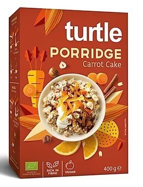 OWSIANKA O SMAKU CIASTA MARCHEWKOWEGO BIO 400 g - TURTLE