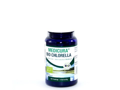 CHLORELLA BIO (400 mg) 150 TABLETEK - MEDICURA