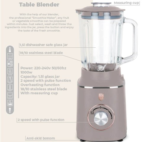 BLENDER KIELICHOWY MIKSER BERLINGER HAUS BH-9496 TAUPE