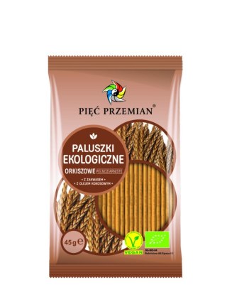 PALUSZKI ORKISZOWE PEŁNOZIARNISTE BIO 45 g - PIĘĆ PRZEMIAN