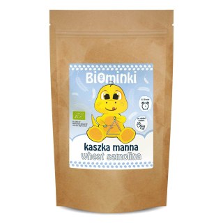 KASZKA MANNA BEZ DODATKU CUKRÓW BIO 200 g - BIOMINKI