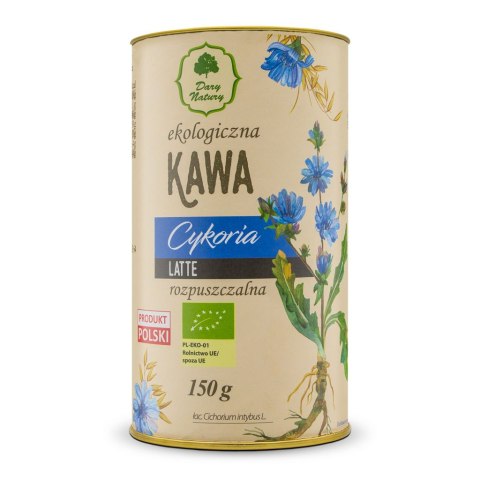 KAWA Z KORZENIA CYKORII LATTE BIO 150 g - DARY NATURY