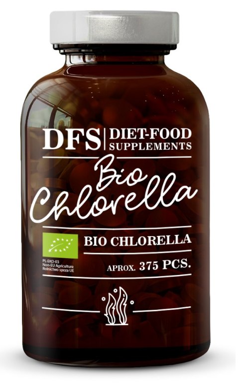 CHLORELLA BIO (400 mg) 375 TABLETEK - DIET-FOOD