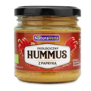 HUMMUS Z PAPRYKĄ BIO 185 g - NATURAVENA