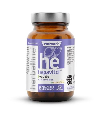 KAPSUŁKI NA WĄTROBĘ (HEPAVITOL) BEZGLUTENOWE 60 szt. - PHARMOVIT (HERBALLINE)