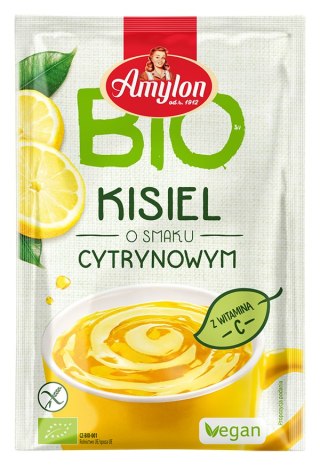 KISIEL INSTANT O SMAKU CYTRYNOWYM BEZGLUTENOWY BIO 30 g - AMYLON