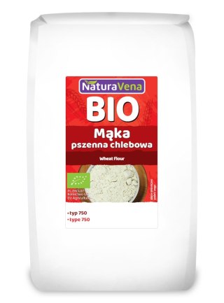 MĄKA PSZENNA CHLEBOWA TYP 750 BIO 1 kg - NATURAVENA