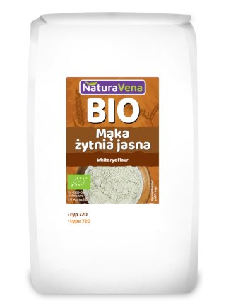 MĄKA ŻYTNIA JASNA TYP 720 BIO 1 kg - NATURAVENA