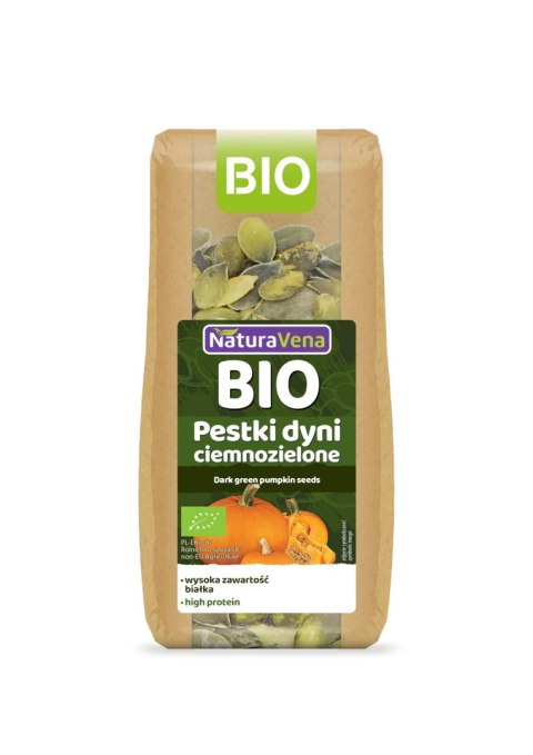 PESTKI DYNI CIEMNOZIELONE BIO 150 g - NATURAVENA