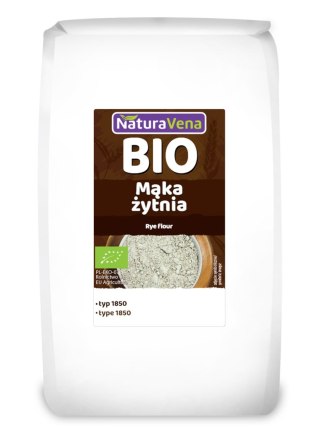 MĄKA ŻYTNIA TYP 1850 BIO 1 kg - NATURAVENA