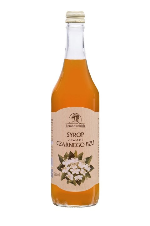 SYROP Z KWIATU CZARNEGO BZU 500 ml - REMBOWSCY