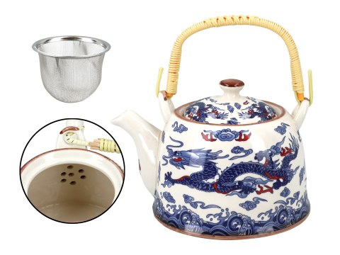 Czajnik ceramiczny z zaparzaczem Czajnik ceramiczny z zaparzaczem